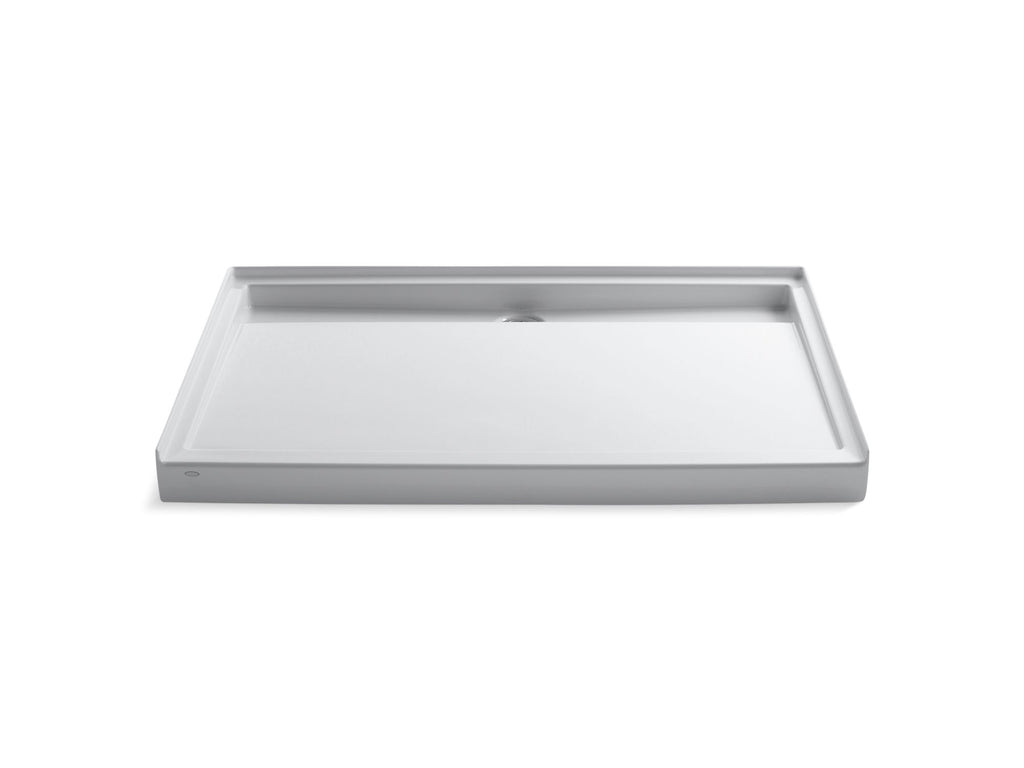 Groove® 60" X 42" Alcove Shower Base, Rear Center Drain