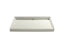 Groove® 60" X 42" Alcove Shower Base, Rear Center Drain