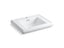 Memoirs® Pedestal/Console Table Bathroom Sink Basin With Single Faucet-Hole Drilling