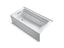 Archer® 72" X 36" Alcove Whirlpool Bath With Alcove, Left Drain