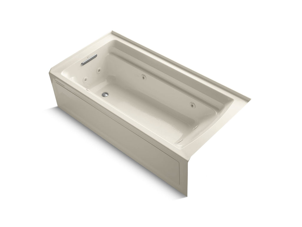 Archer® 72" X 36" Alcove Whirlpool Bath With Alcove, Left Drain