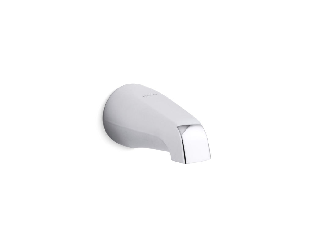 Coralais® Wall-Mount Bath Spout, 4-7/8", Slip-Fit Connection