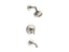 Purist® Rite-Temp® Bath And Shower Trim Kit With Push-Button Diverter And Lever Handle, 2.5 Gpm