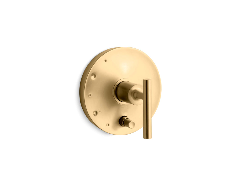 Purist® Rite-Temp® Valve Trim With Push-Button Diverter And Lever Handle