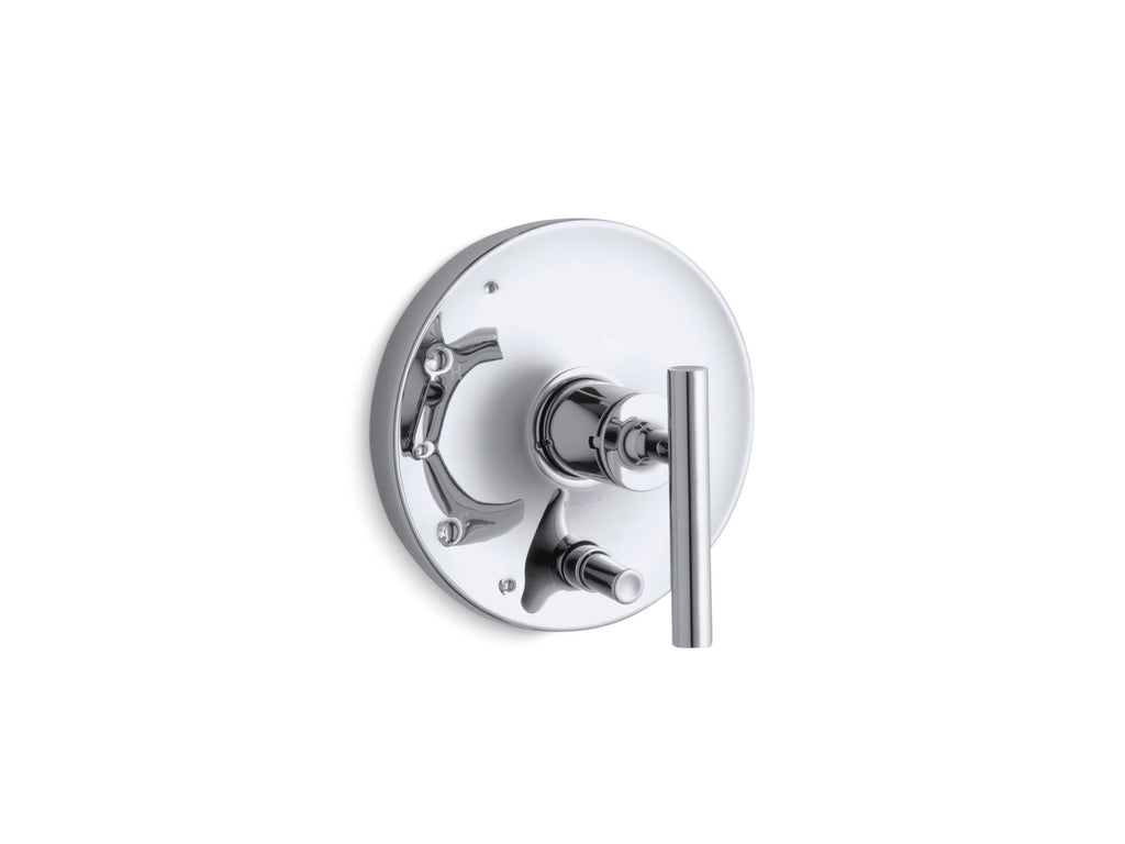 Purist® Rite-Temp® Valve Trim With Push-Button Diverter And Lever Handle