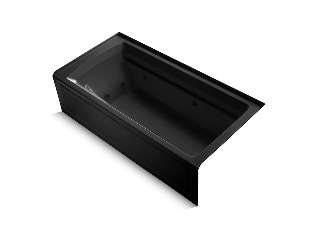 Archer® 72" X 36" Alcove Whirlpool Bath, Right Drain