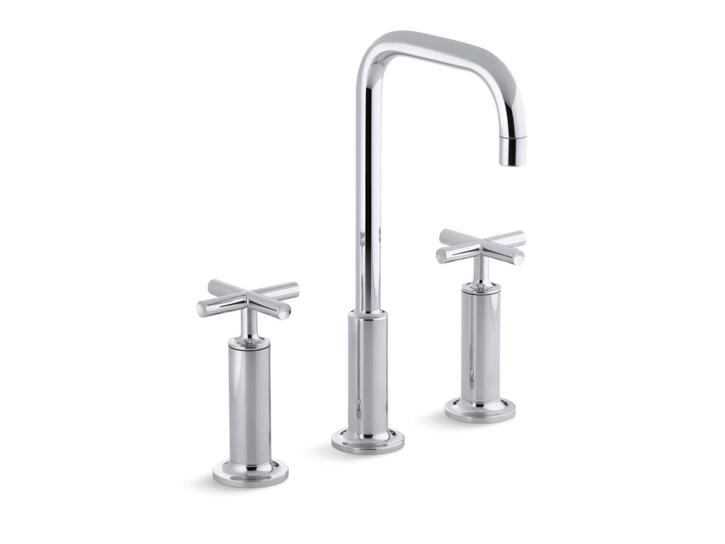 Purist® Widespread Bathroom Sink Faucet With Cross Handles, 1.2 Gpm