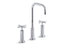 Purist® Widespread Bathroom Sink Faucet With Cross Handles, 1.2 Gpm