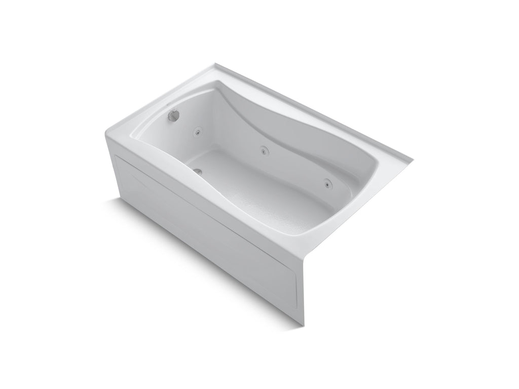 Mariposa® 60" X 36" Alcove Whirlpool Bath With Bask® Heated Surface, Left Drain