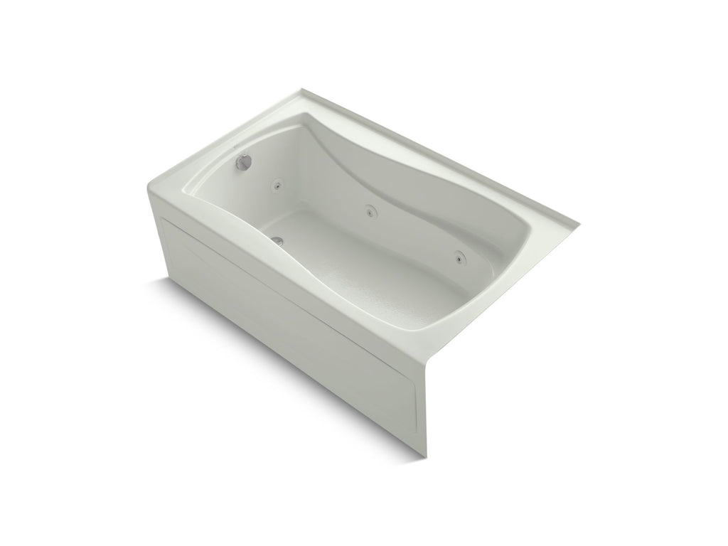 Mariposa® 60" X 36" Alcove Whirlpool Bath With Bask® Heated Surface, Left Drain