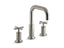 Purist® Deck-Mount Bath Faucet Trim With Cross Handles