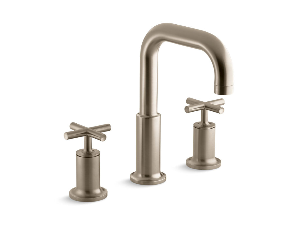 Purist® Deck-Mount Bath Faucet Trim With Cross Handles