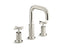 Purist® Deck-Mount Bath Faucet Trim With Cross Handles