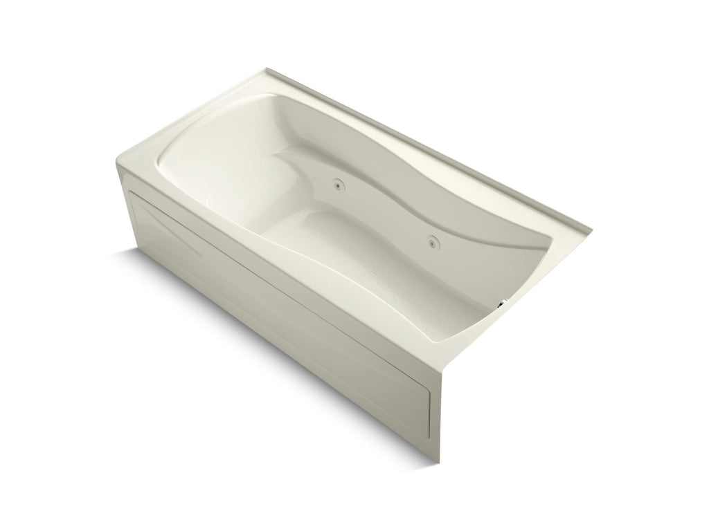 Mariposa® 72" X 36" Alcove Whirlpool Bath With Bask® Heated Surface, Right Drain