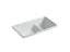 Iron/Tones® Smart Divide® 33" Top-/Undermount Double-Bowl Kitchen Sink