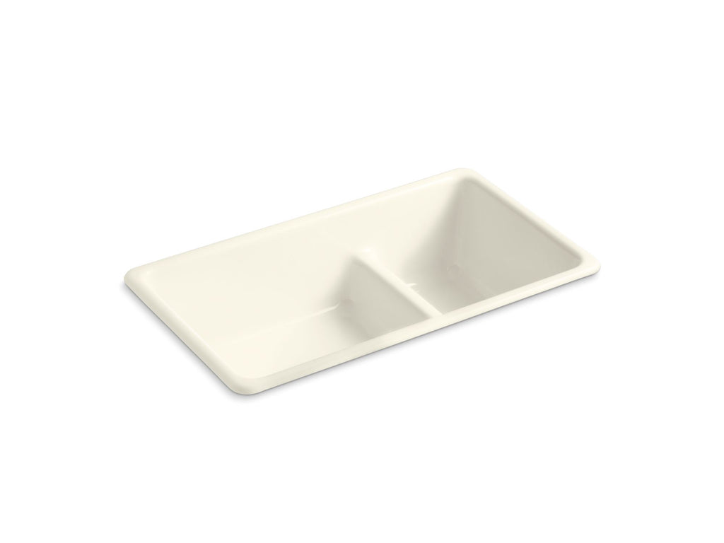 Iron/Tones® Smart Divide® 33" Top-/Undermount Double-Bowl Kitchen Sink
