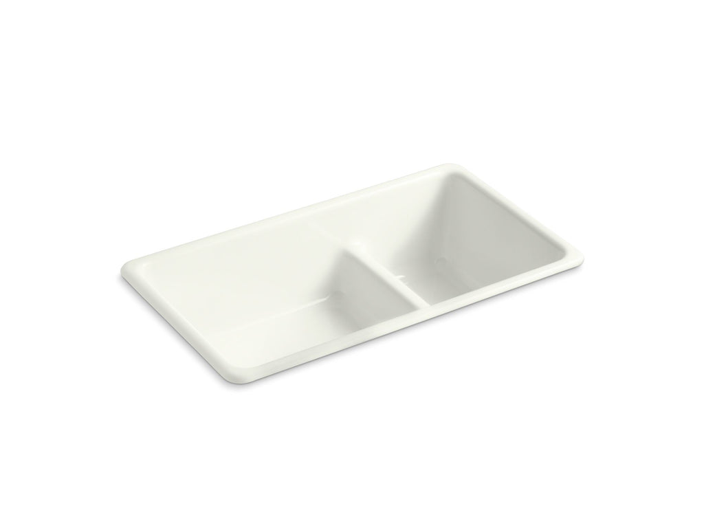 Iron/Tones® Smart Divide® 33" Top-/Undermount Double-Bowl Kitchen Sink