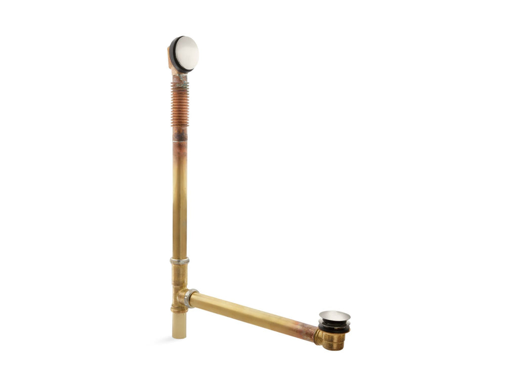 Clearflo Brass Toe Tap Bath Drain
