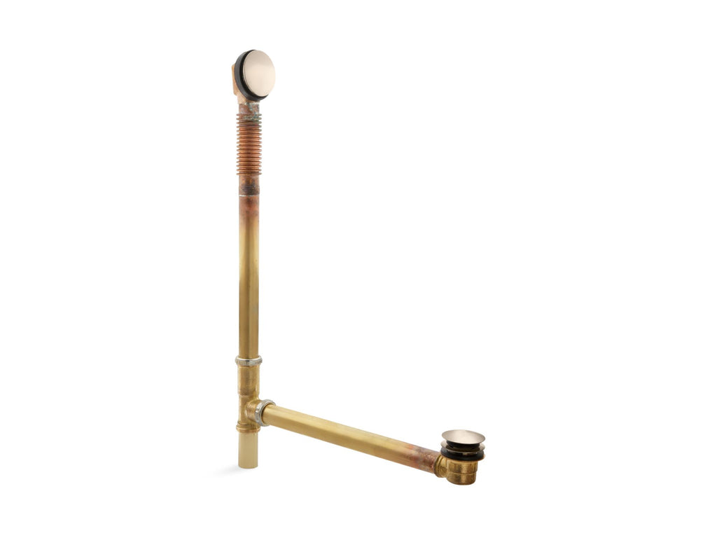 Clearflo Brass Toe Tap Bath Drain