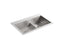 Vault™ Smart Divide® 33" Top-/Undermount Double-Bowl Kitchen Sink