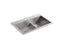 Vault™ Smart Divide® 33" Top-/Undermount Double-Bowl Kitchen Sink