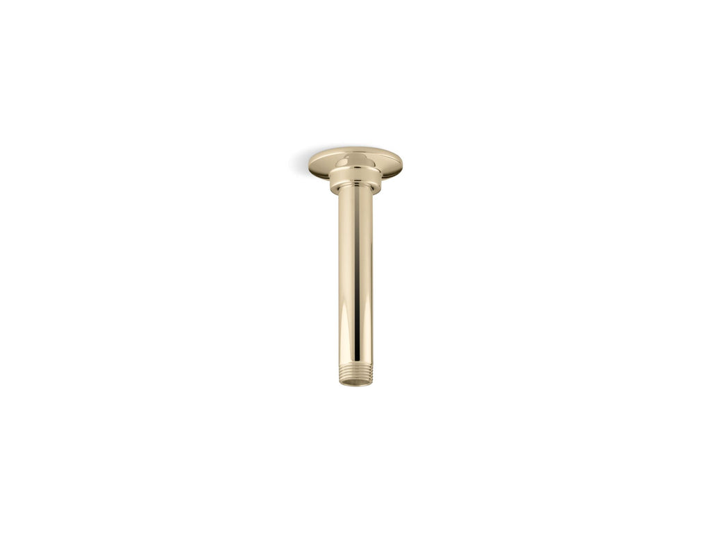 6" Ceiling-Mount Single-Function Rainhead Arm And Flange