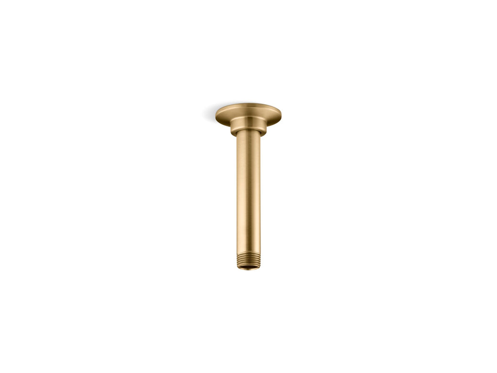 6" Ceiling-Mount Single-Function Rainhead Arm And Flange