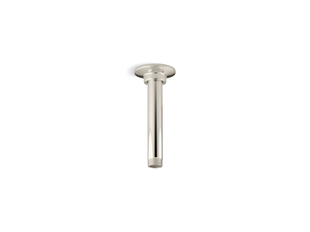 6" Ceiling-Mount Single-Function Rainhead Arm And Flange