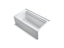 Archer® 60" X 32" Alcove Heated Bubblemassage™ Air Bath With Bask® Heated Surface, Right Drain