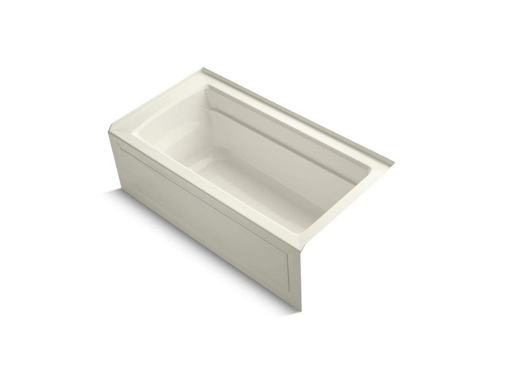 Archer® 60" X 32" Alcove Heated Bubblemassage™ Air Bath With Bask® Heated Surface, Right Drain