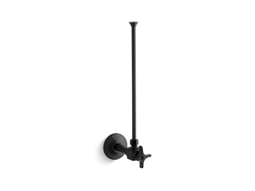 3/8" Npt Angle Supply With Stop And Annealed Vertical Tube