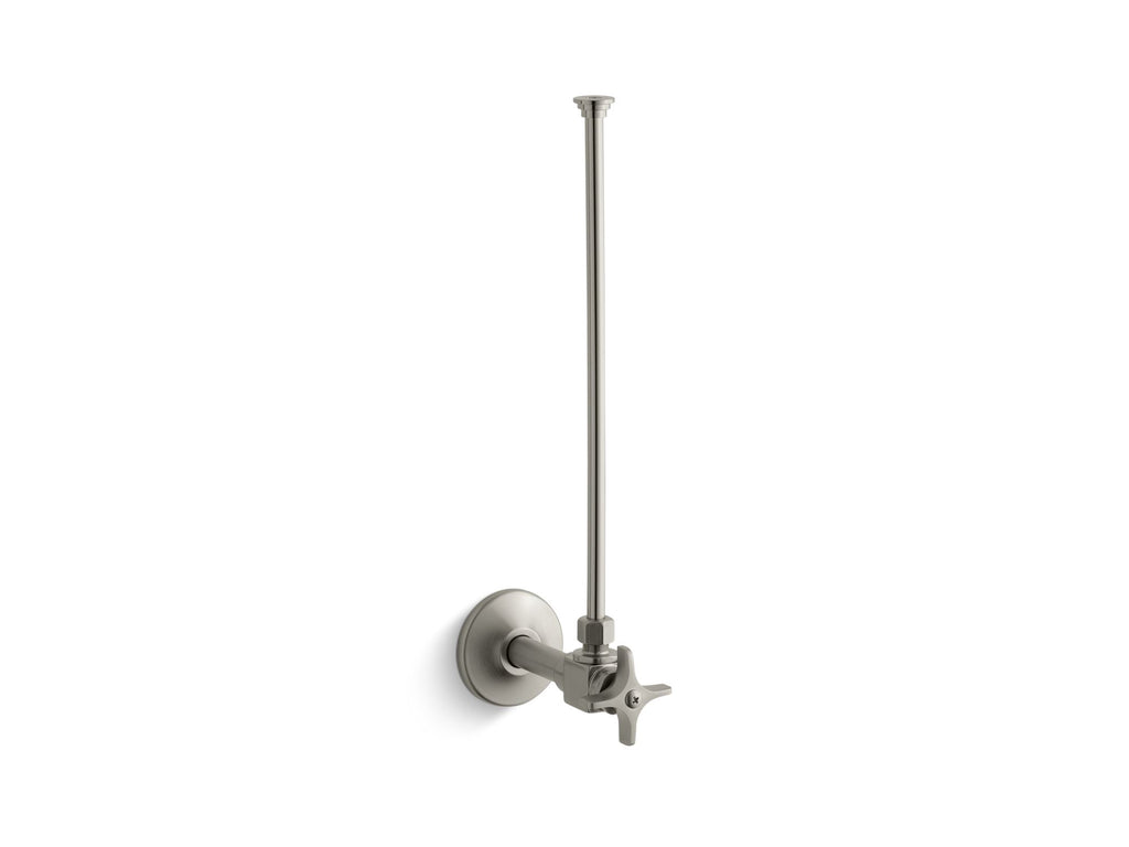 3/8" Npt Angle Supply With Stop And Annealed Vertical Tube