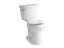 Cimarron® Two-Piece Round-Front Toilet, 1.28 Gpf