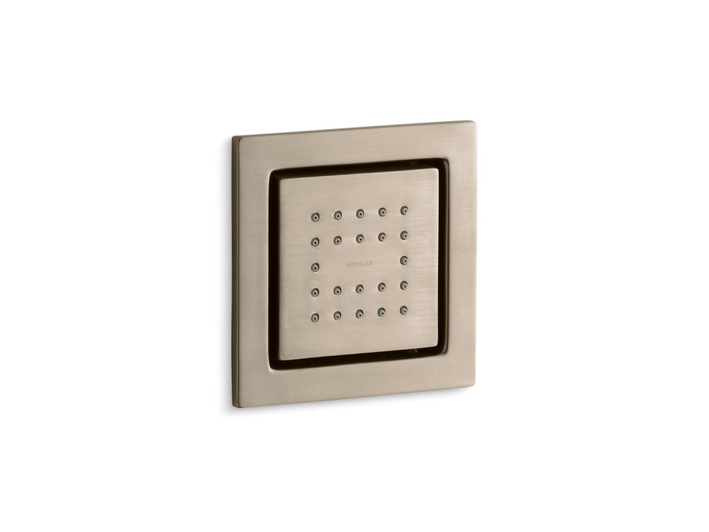 Watertile® Square 22-Nozzle Single-Function Body Spray, 2.5 Gpm