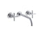 Purist® Wall-Mount Bathroom Sink Faucet Trim With Cross Handles, 1.2 Gpm