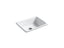 Iron/Tones® 24-1/4" Top-/Undermount Single-Bowl Bar Sink