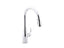 Simplice® Compact Pull-Down Kitchen Sink Faucet With Three-Function Sprayhead