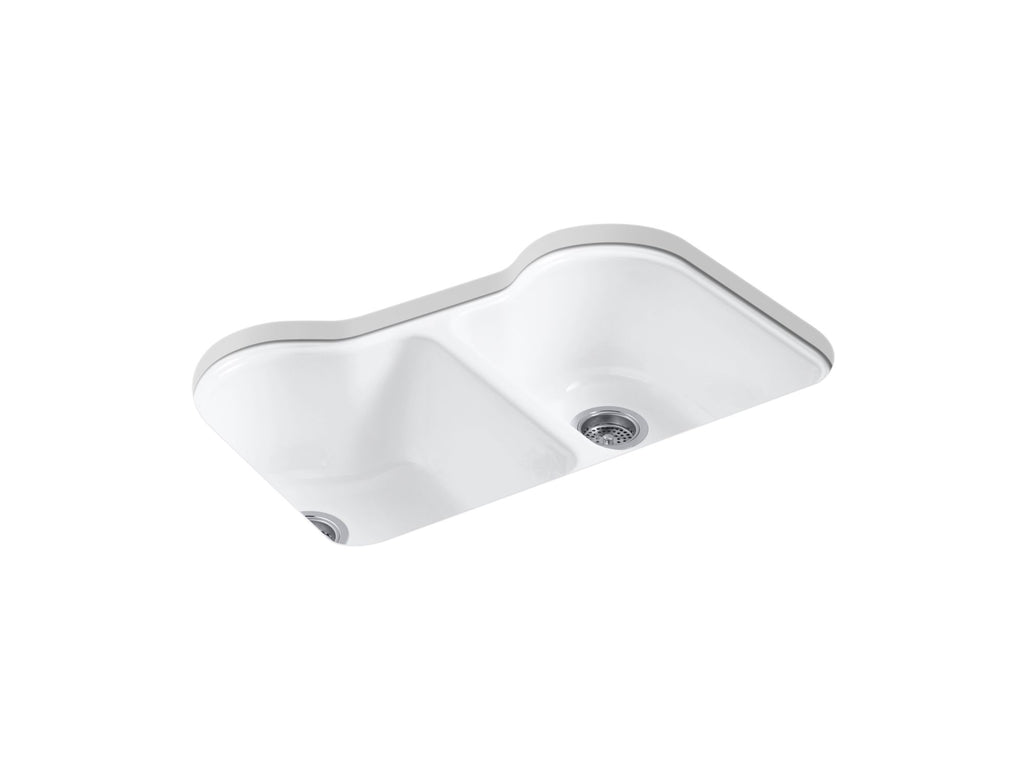 Hartland® 33" Undermount Double-Bowl Kitchen Sink