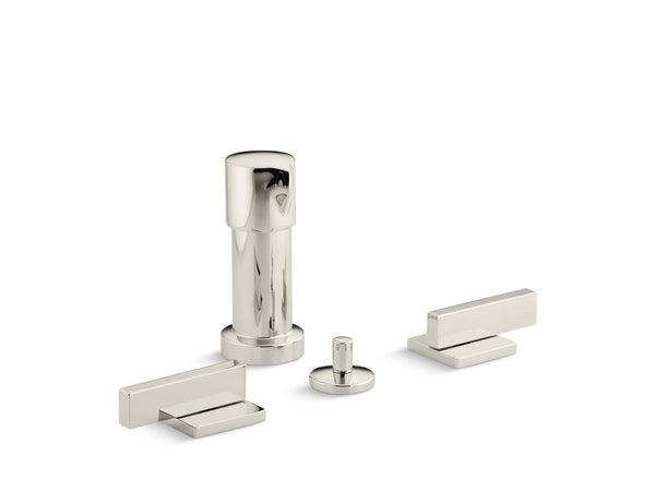 Loure® Vertical bidet faucet with lever handles KOHLER GROF USA