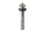 Bathroom Sink Drain With Non-Removable Metal Stopper And Without Overflow