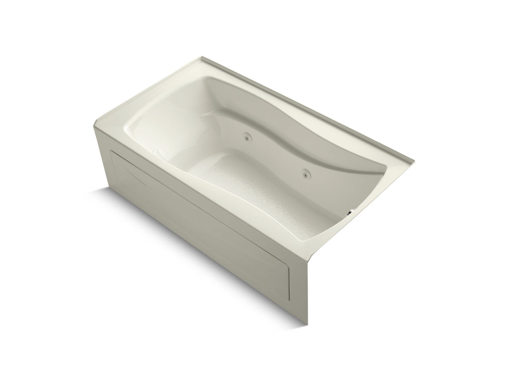 Mariposa® 66" X 36" Alcove Whirlpool Bath With Bask® Heated Surface, Right Drain