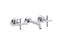Purist® Wall-Mount Bathroom Sink Faucet Trim With Cross Handles, 1.2 Gpm
