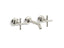 Purist® Wall-Mount Bathroom Sink Faucet Trim With Cross Handles, 1.2 Gpm