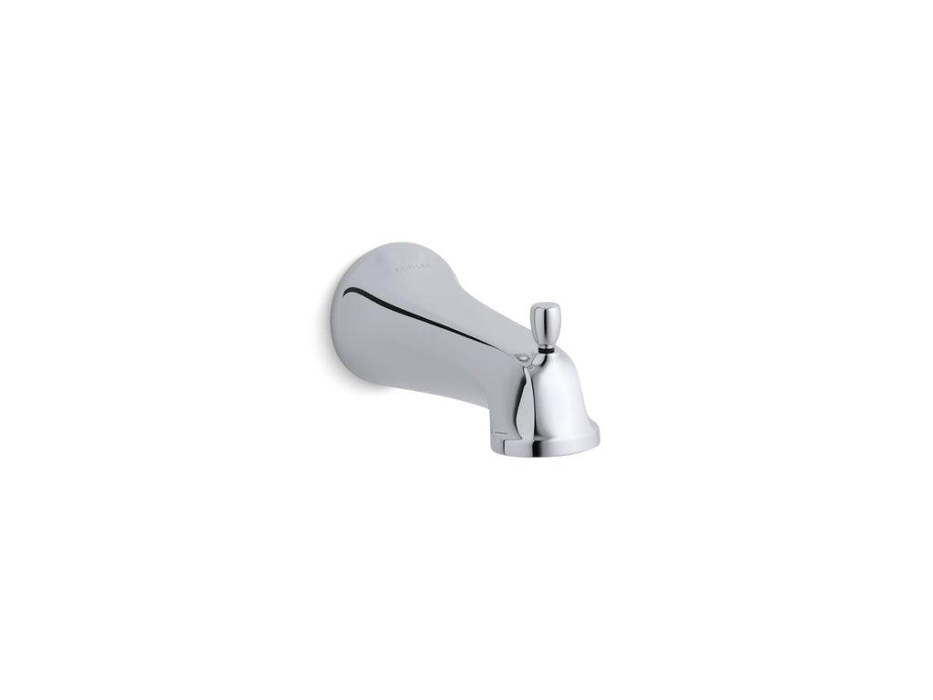 Bancroft® Wall-Mount Bath Spout With Diverter, Slip-Fit Connection