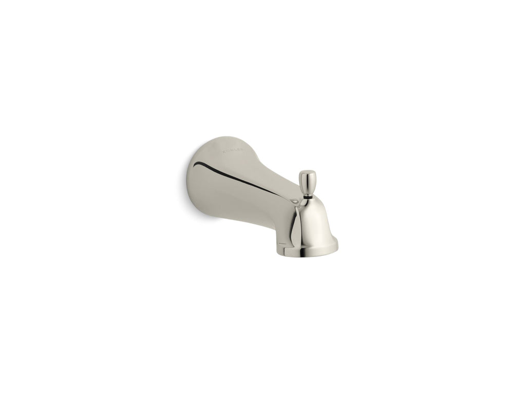 Bancroft® Wall-Mount Bath Spout With Diverter, Slip-Fit Connection