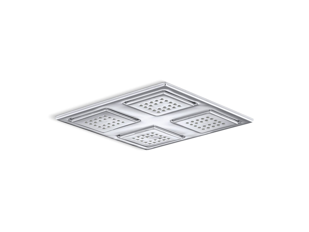 Watertile® Rain Overhead Shower Panel With Four 22-Nozzle Sprayheads