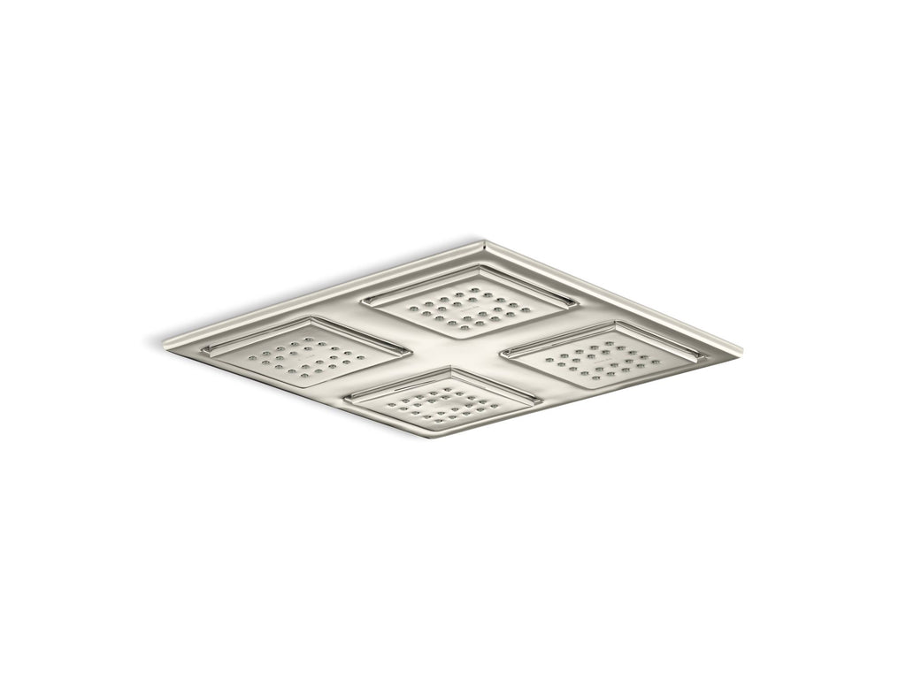 Watertile® Rain Overhead Shower Panel With Four 22-Nozzle Sprayheads