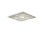 Watertile® Rain Overhead Shower Panel With Four 22-Nozzle Sprayheads