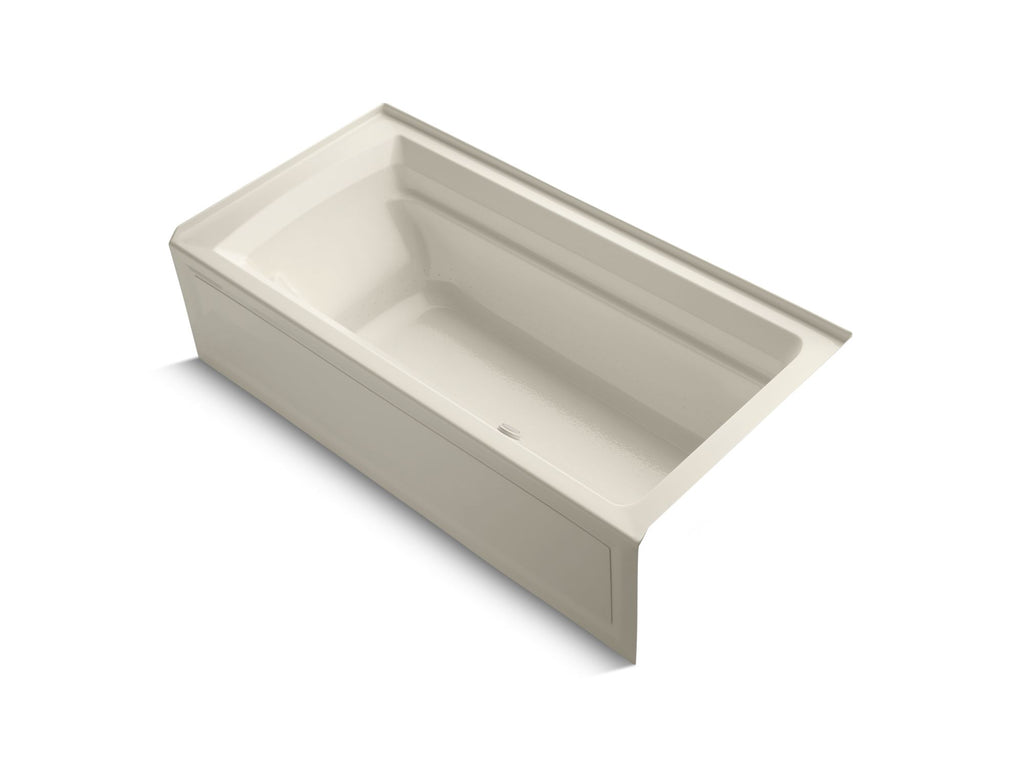 Archer® 72" X 36" Alcove Heated Bubblemassage™ Air Bath, Right Drain