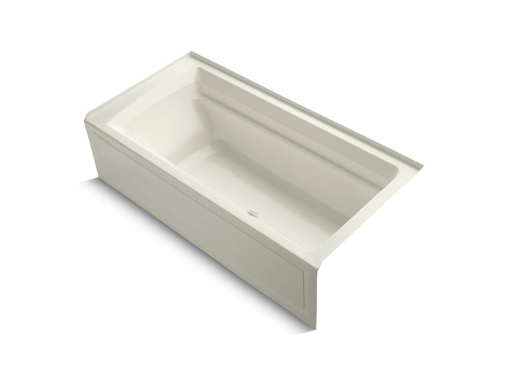Archer® 72" X 36" Alcove Heated Bubblemassage™ Air Bath, Right Drain